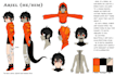 create a reference sheet of your character