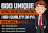 create 600 do follow blog comments on high da  backlinks