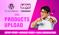 do product upload, listing product and manage your ecommerce online store