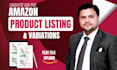 fix amazon variation listing or parent child listing for all category