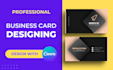 design a professional and print ready business card for you