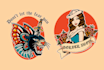 draw awesome old school tattoo style designs