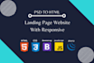 make responsive website design using html,css,bootstrap