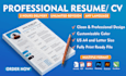 revamp, write, design ats optimized resumes, cvs and cover letter in 2 hr