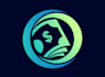 design modern creative money logo