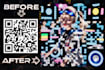 create amazing scannable hidden qr code art