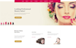 design beauty website, cosmetic, fashion website, spa, beauty salon website