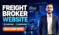 build an ai freight broker website with quote form and carrier packet