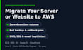 migrate your website or server to AWS with zero downtime