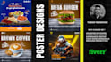 awesome event flyer, poster, brochure design