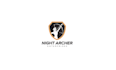 design reputed and competent night archer logo