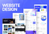 design website landing page in figma