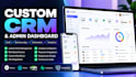 build a custom CRM admin dashboard and business web app