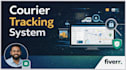 build a courier and logistics delivery tracking system with gps and SMS alerts