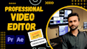 do professional youtube video editing within 24 hours