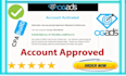 create an approval ogads account with full email access