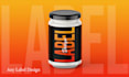create label design, packaging design and supplement label design