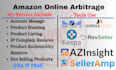 do amazon online arbitrage products research and acct manage
