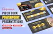 design a pitch deck and powerpoint presentation