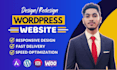 wordpress website design redesign or landing page using elementor pro
