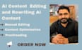 do ai content editing and rewrite ai content