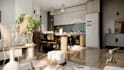 create your magnificent interior design in 3d render