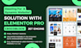 expertly install elementor pro crocoblock jetengine to design dynamic website