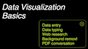 data visualization PDF conversation web data collection copy paste