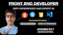 develop best front end website with html css and javascript