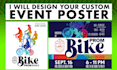 draw and design your custom event poster