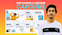 design a carousel post for your instagram or linkedin