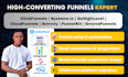 build, migrate, optimize funnels in clickfunnels, systeme io, cloudfunnels, more