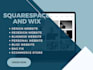design and redesign professional wix and squarespace website
