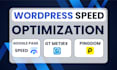 increase wordpress website speed, optimize for wp rocket plugin 24 hours