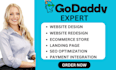 design godaddy website redesign godaddy website seo godaddy