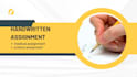 do handwritten assignment  particularly science and medical