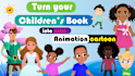 turn your kids book into animated cartoon