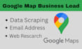 do google map scrapping with business leads
