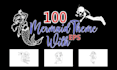 do 100 mermaid coloring page illustrations with fast delivery