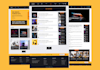design minimal website landing page UX UI using figma