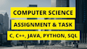 do computer science assignments, java, c, cpp and python programming