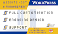 host manage and design a wordpress website