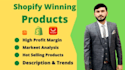 find winning products for shopify dropshipping store