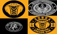 design circular round logo, stamp, badge, label and sticker