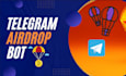 create custom telegram airdrop bot for you