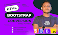 convert psd to html figma to html xd to html css responsive bootstrap 5 website