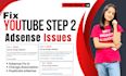 fix youtube monetization and adsense issues, adsense fix in, 2nd step issues