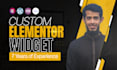 be your elementor expert to develop elementor widget, wordpress plugin