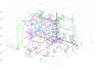 model your architectural 3d, mep 3d on revit using bim and do clash detection