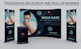 design tradeshow booth backdrop exhibition stand design